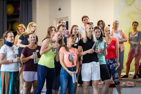 Účastnice instruktorského kurzu oční jógy